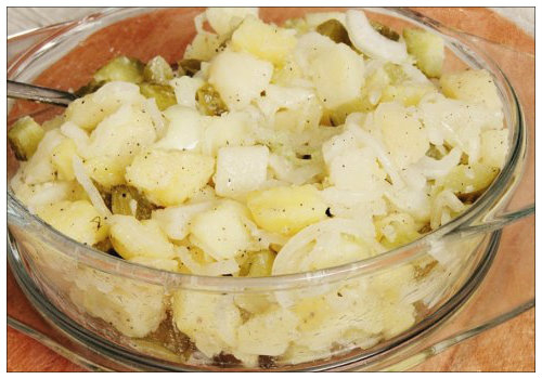 Рецепт: Немецкий картофельный салат