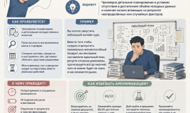Инфографика когнитивное искажение Амплификация
