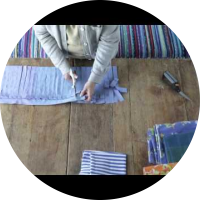 Embedded thumbnail for Как нарезать тряпочки для ткачества